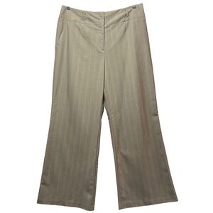 East 5th‎ Wide Leg Herringbone Career Dress Pants Size 16 Business Trousers